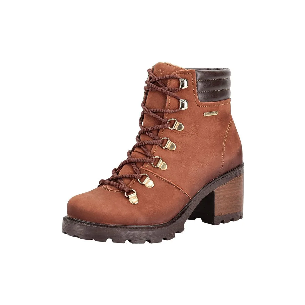 Bota Feminina Coturno Pegada 281321 CHOCOLATE 35
