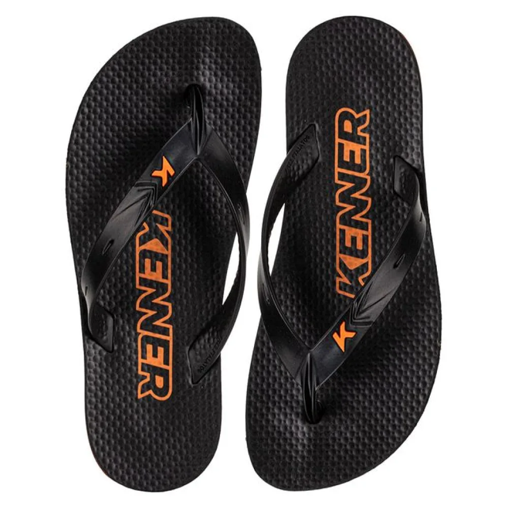 Chinelo Masculino Summer Kenner DGX PRETO/LARANJA 37