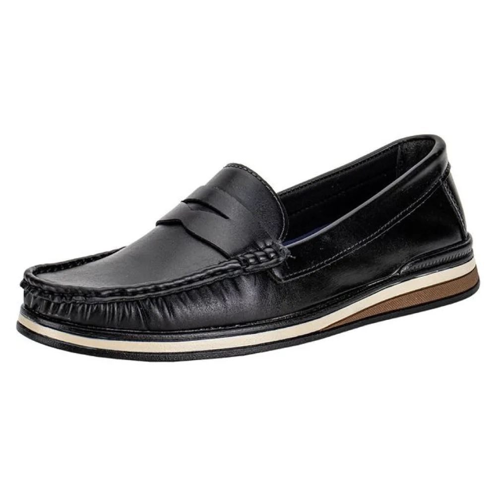 Mocassim Masculino Supremo OM11 PRETO 38