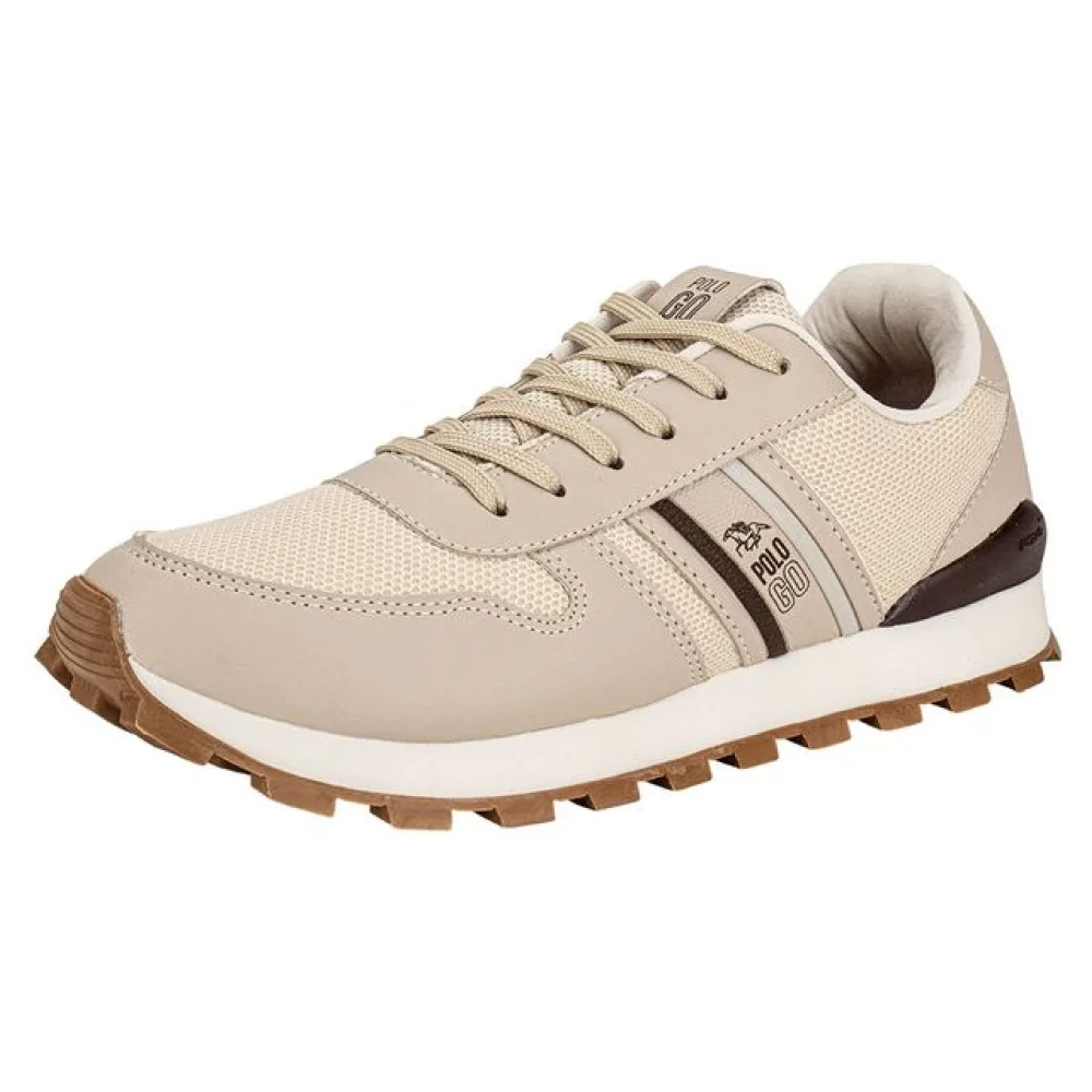 Tênis Masculino Casual Polo Go GO477 MARFIM 37