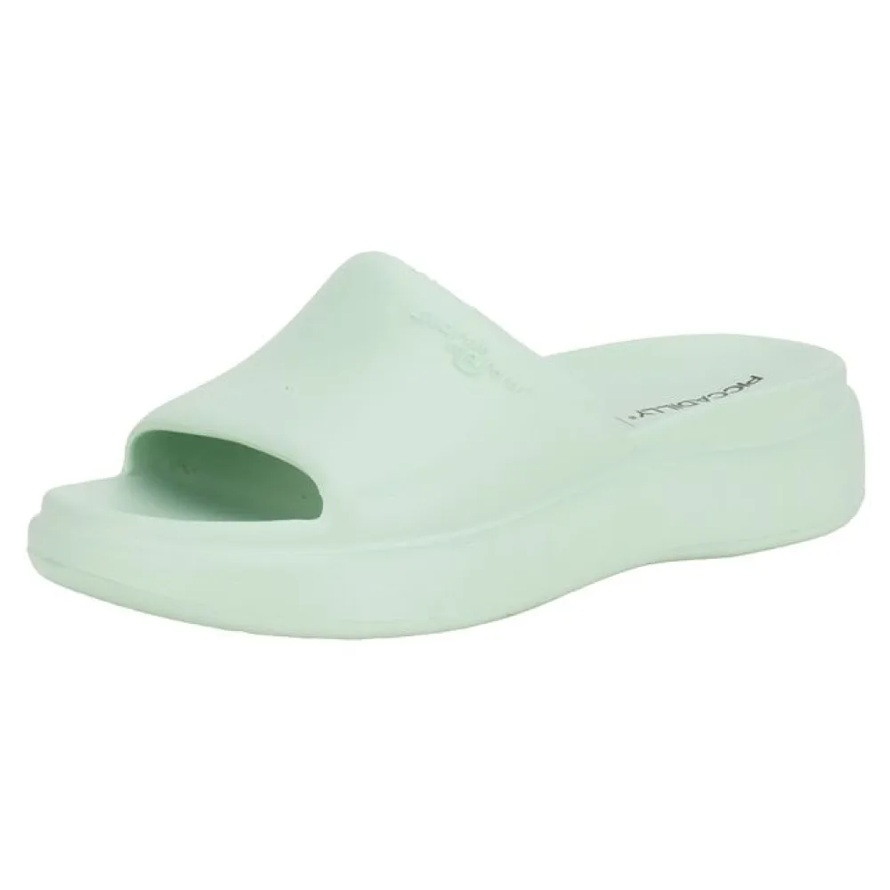 Tamanco Feminino Anabela Marshamallow Piccadilly C238003 VERDE 33