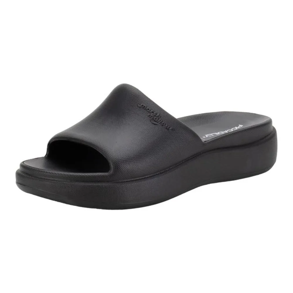 Tamanco Feminino Anabela Marshamallow Piccadilly C238003 PRETO 33