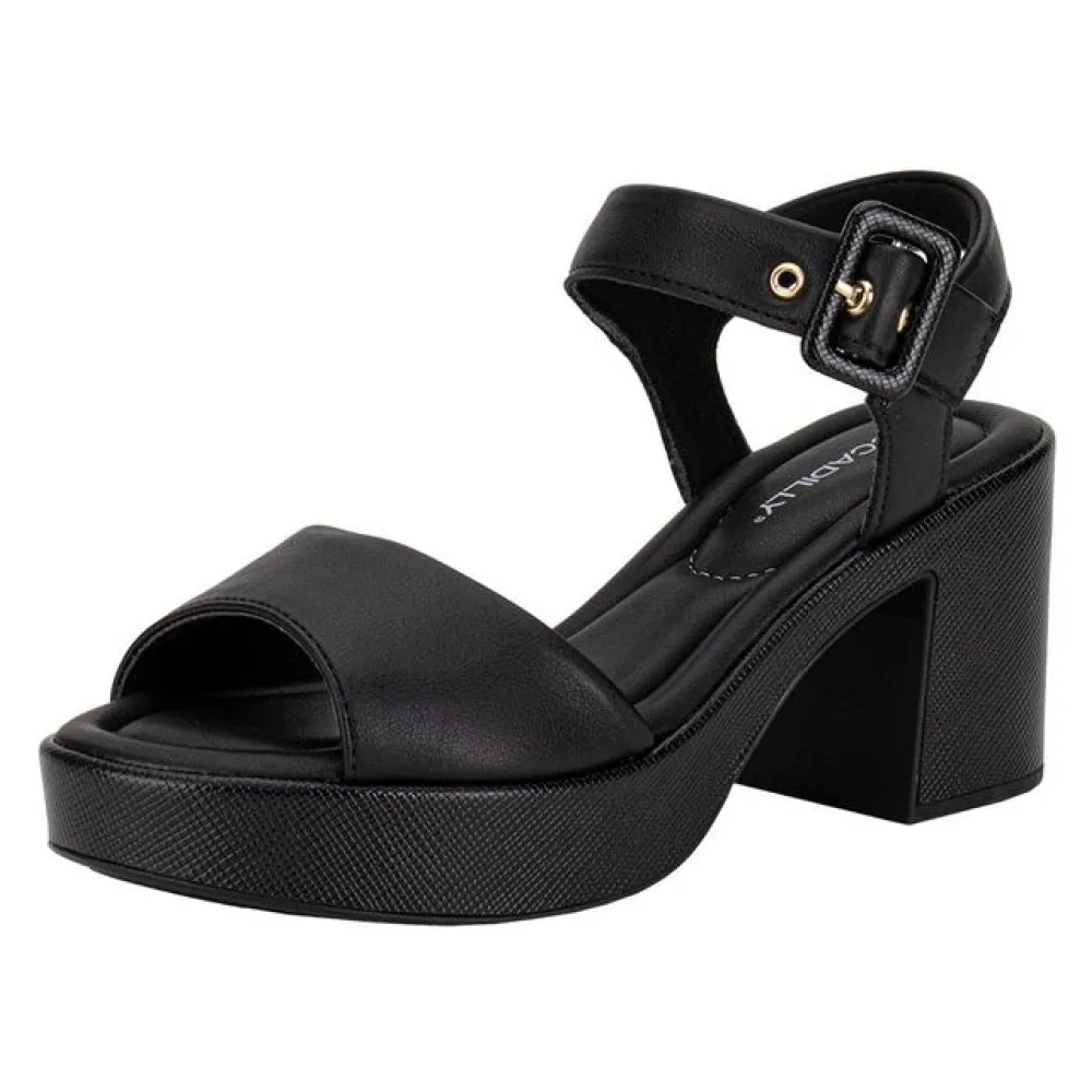 Sandália Feminina Meia Pata Piccadilly 822011 PRETO 34