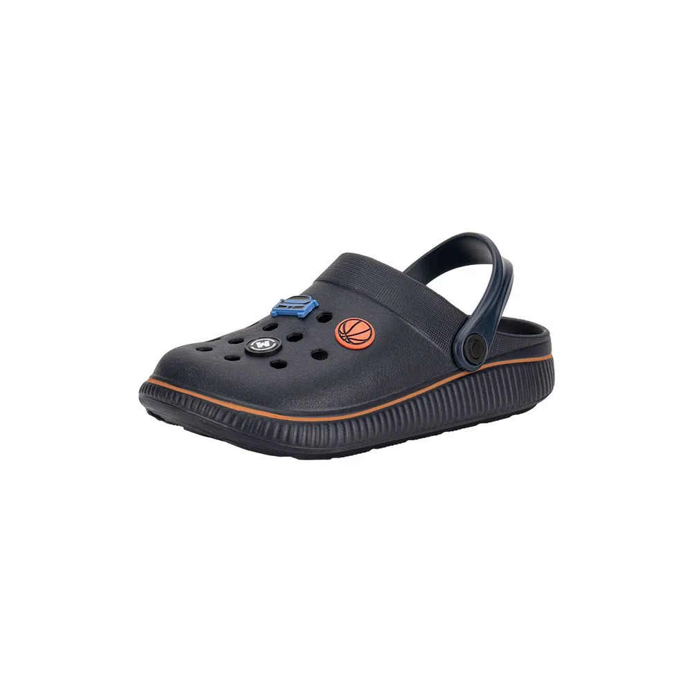 Clogs Infantil Masculino Molekinho 2874202 MARINHO/LARANJA 27/28