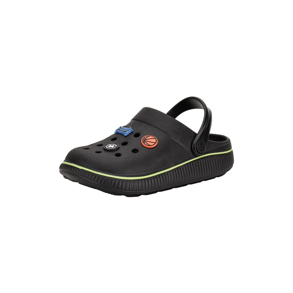 Clogs Infantil Masculino Molekinho 2874202 PRETO/VERDE 27/28