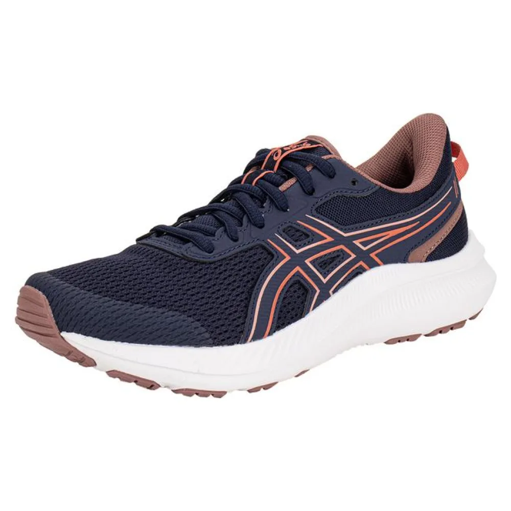Tênis Feminino Jolt 5 Asics 1012B757 AZUL/ROSA 34