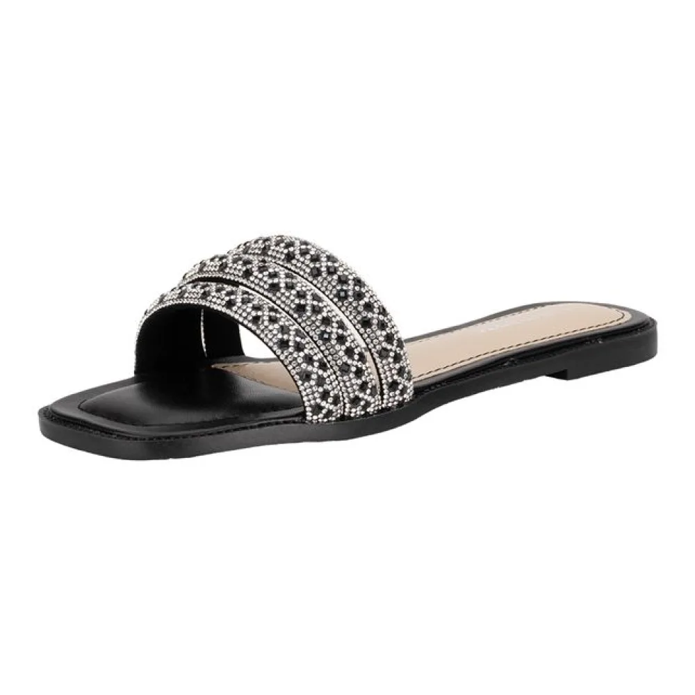 Tamanco Feminino Flat Via Marte 291006 PRETO 35