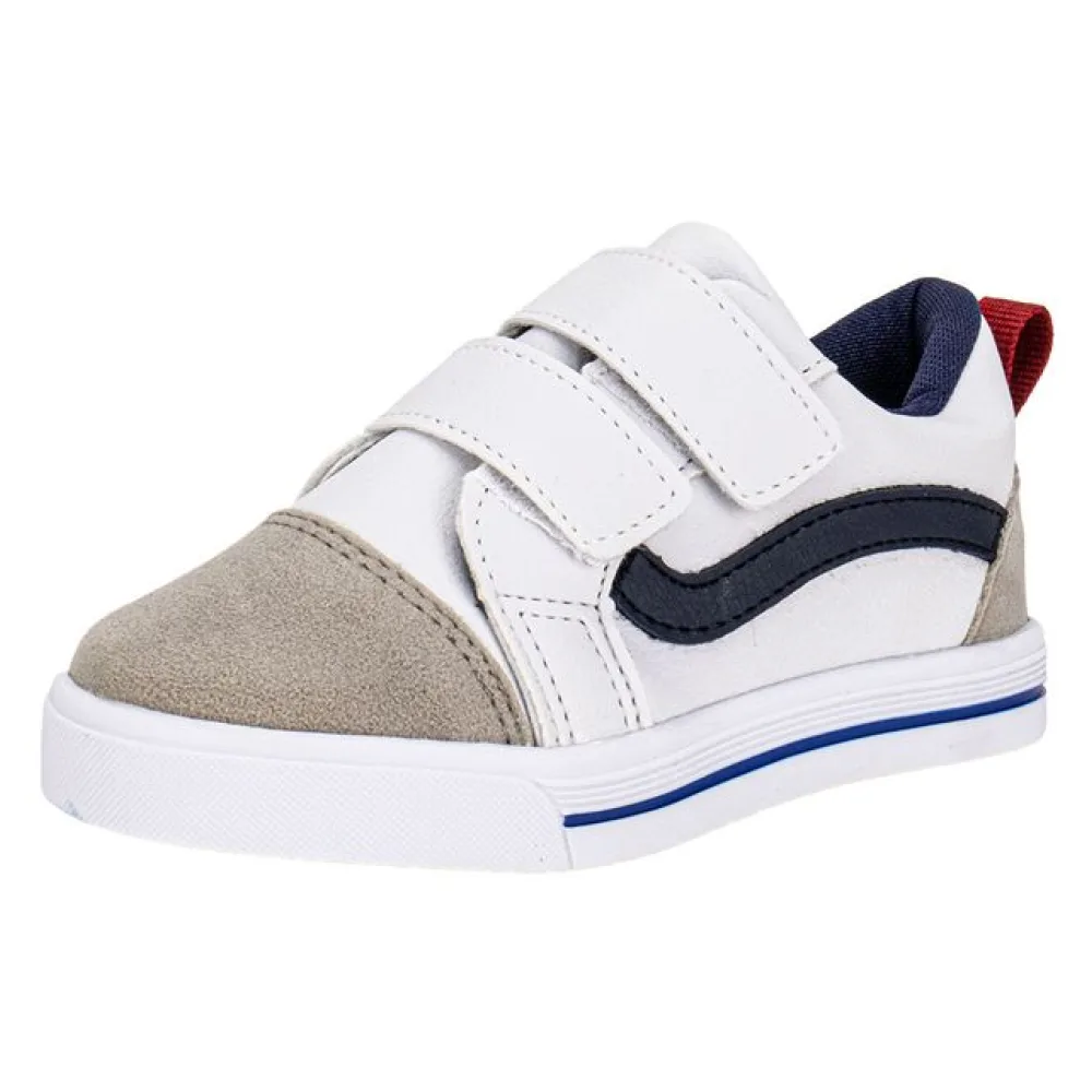 Tênis Infantil Masculino La Via Kids 120208 BRANCO/AZUL 21