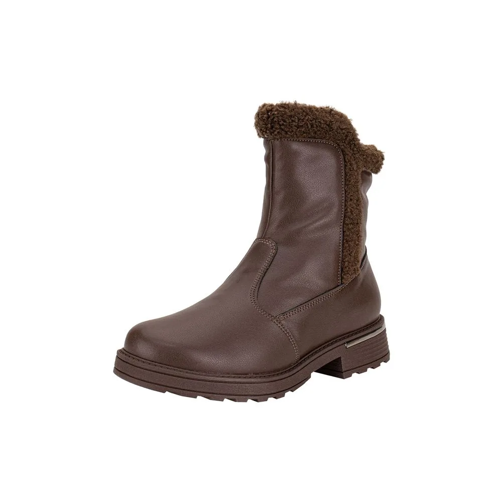 Bota Feminina Cano Baixo Piccadilly 735034 CAFÉ 34