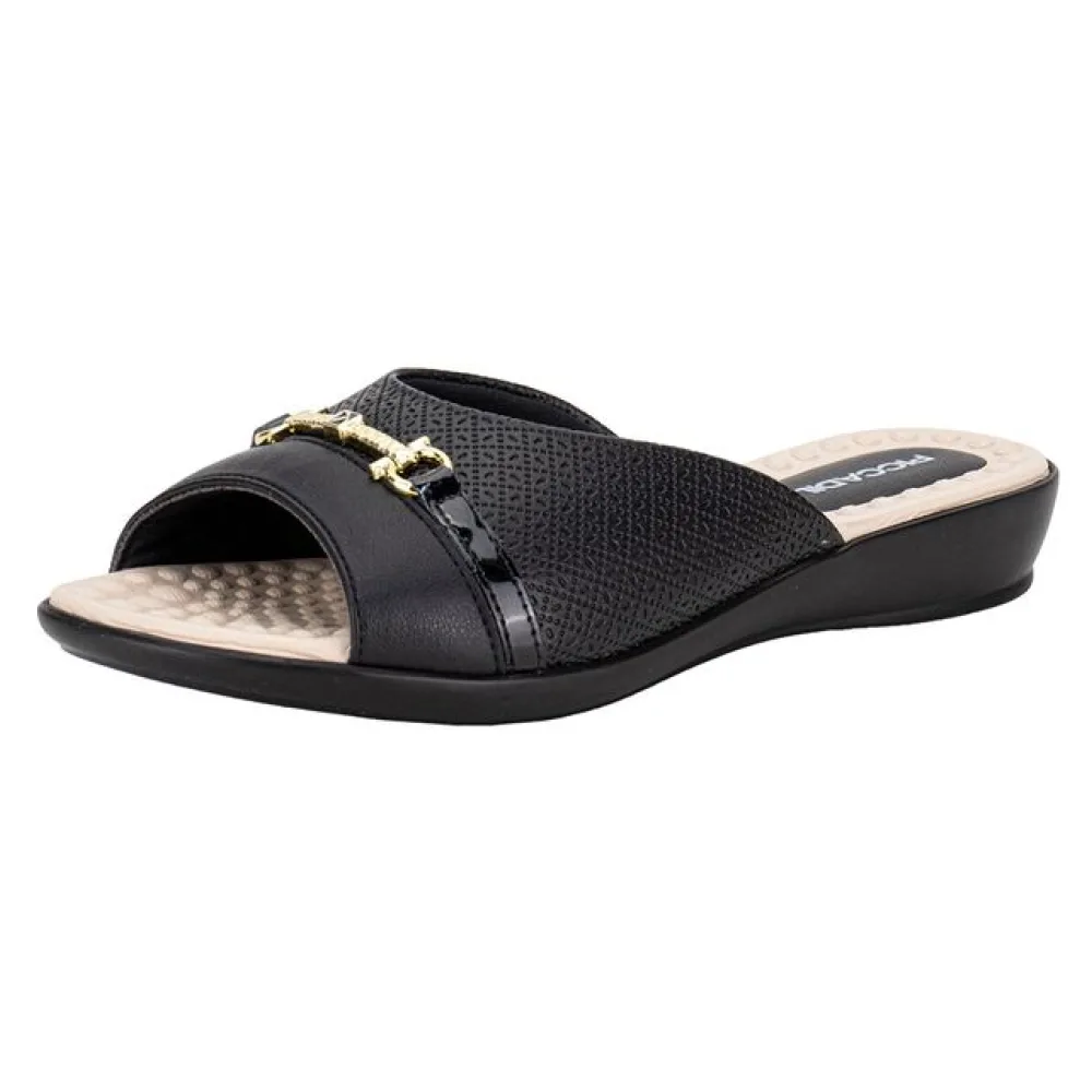 Tamanco Feminino Anabela Piccadilly 500404 PRETO 34