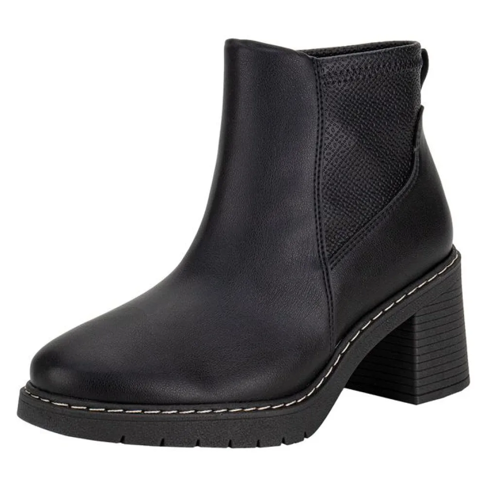 Bota Feminina Cano Baixo Piccadilly 769001 PRETO 34