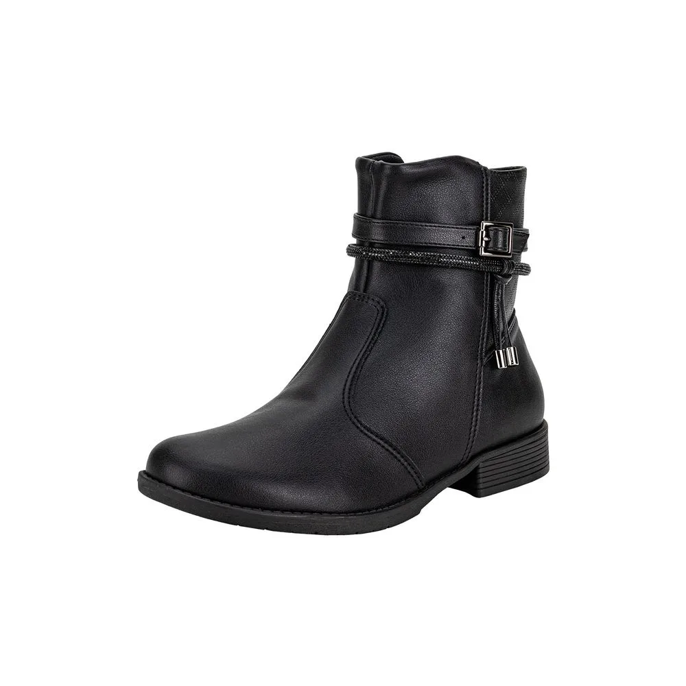 Bota Feminina Cano Baixo Piccadilly 653015 PRETO 34