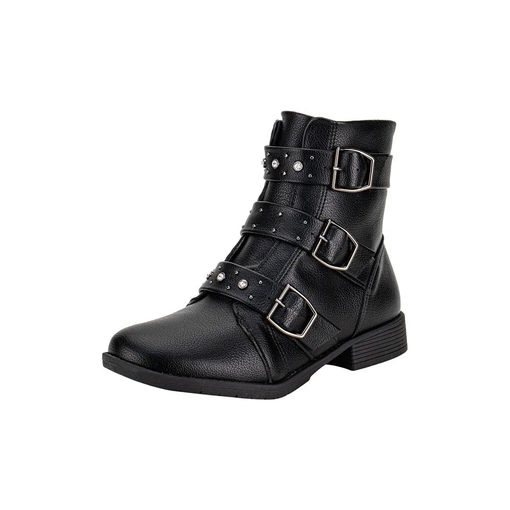 Bota Feminina Cano Baixo Piccadilly 653016 PRETO 36