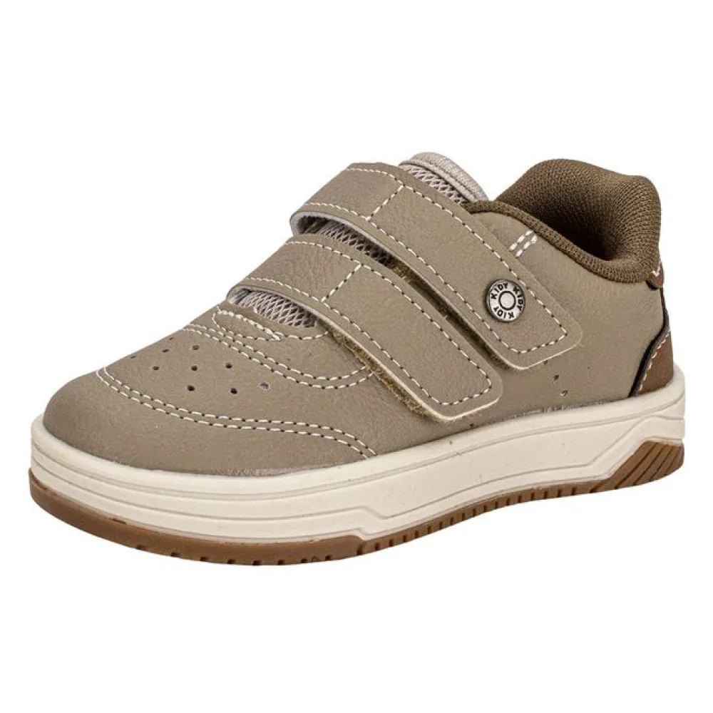 Tênis Infantil Masculino Happy Kidy 3131046 TAUPE 22