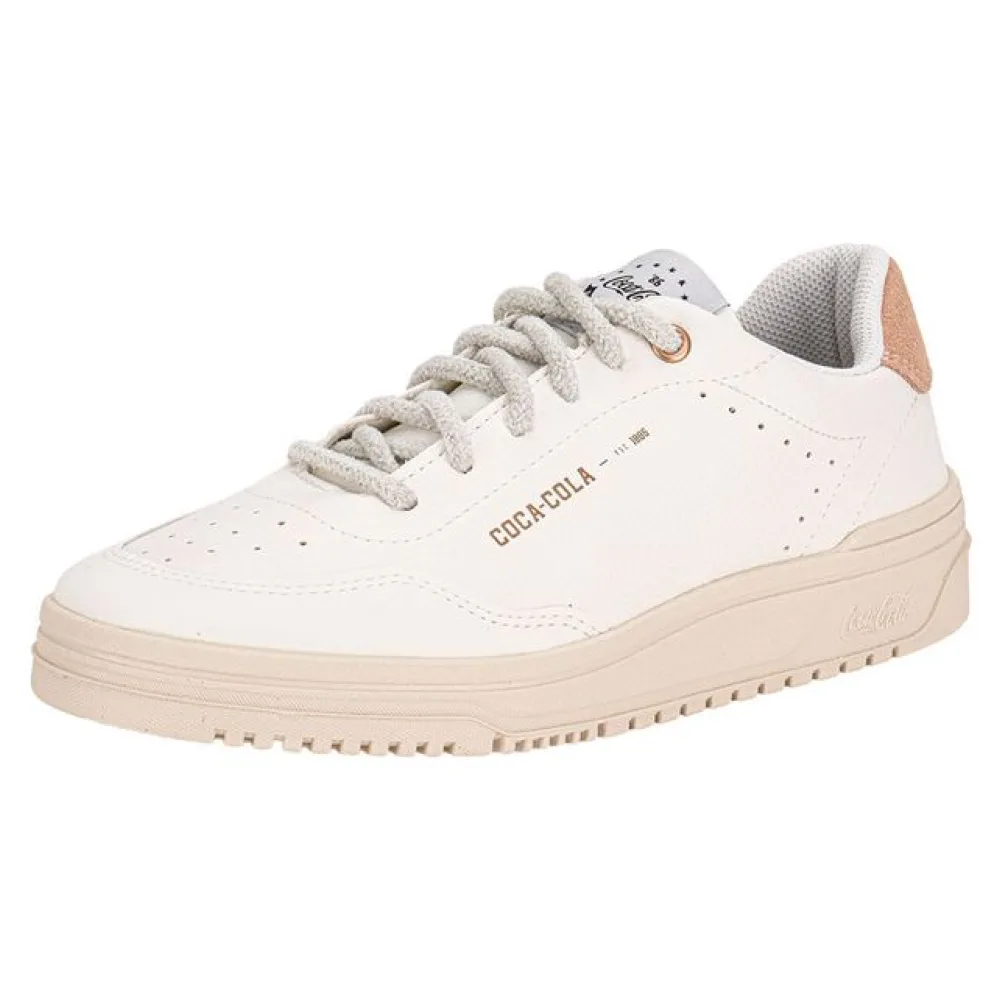 Tênis Feminino Charm Town Coca-Cola CC2497 BRANCO/OFF 34