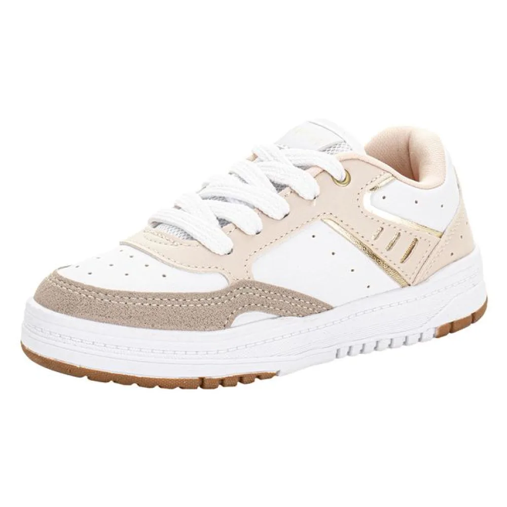 Tênis Infantil Feminino K360 Kidy 4481003 BRANCO/BEGE 28