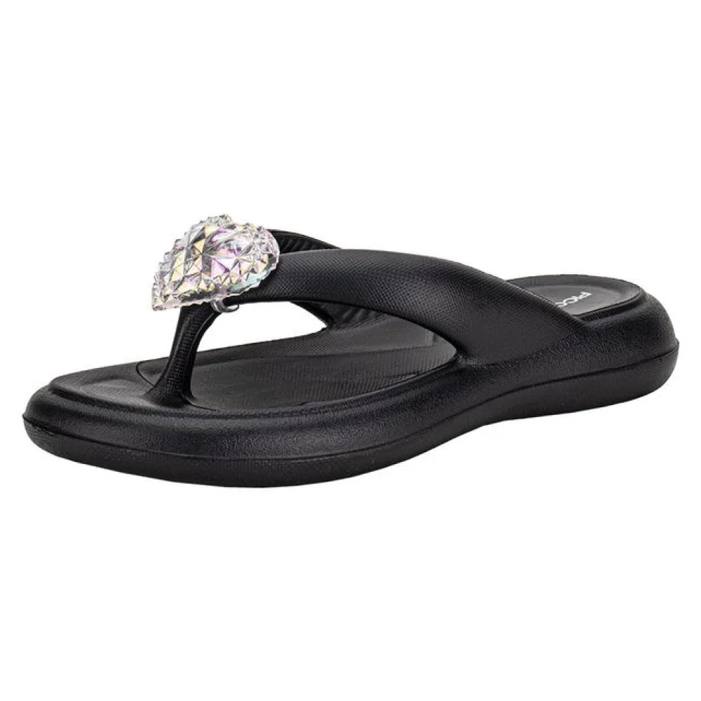 Chinelo Feminino Marshmallow Piccadilly 248003 PRETO 35