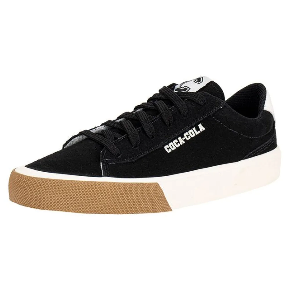 Tênis Feminino Dust Coca-Cola CC2489 PRETO 34