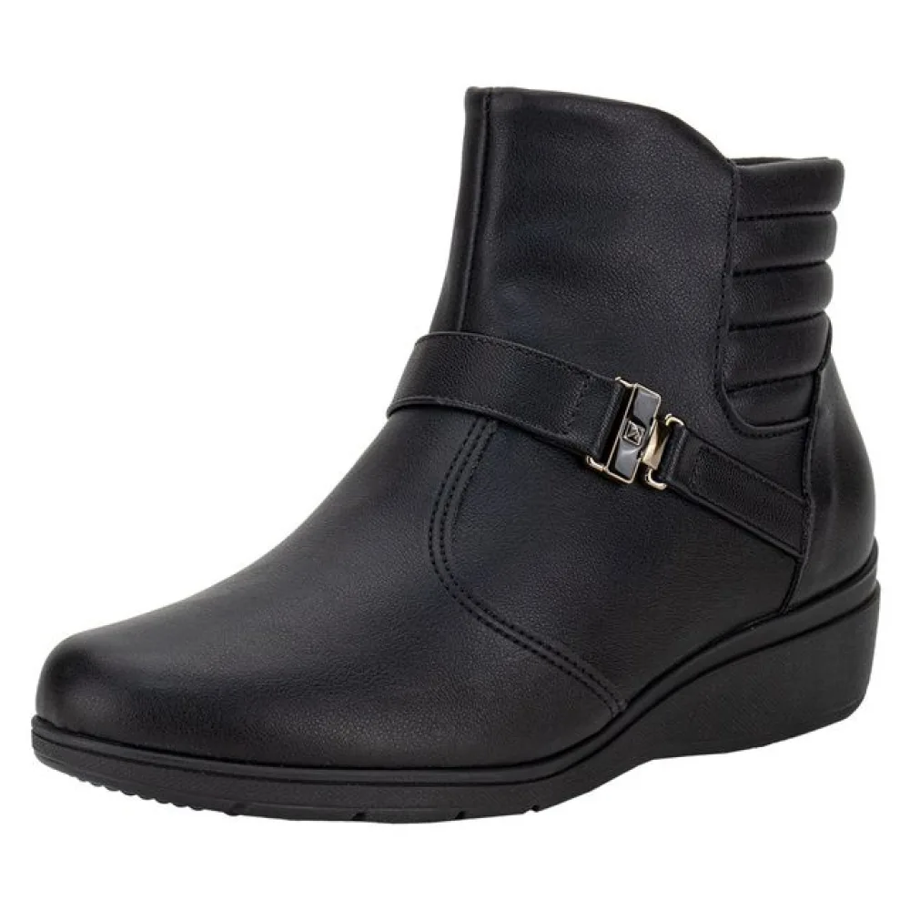 Bota Feminina Cano Baixo Piccadilly 117106 PRETO 34