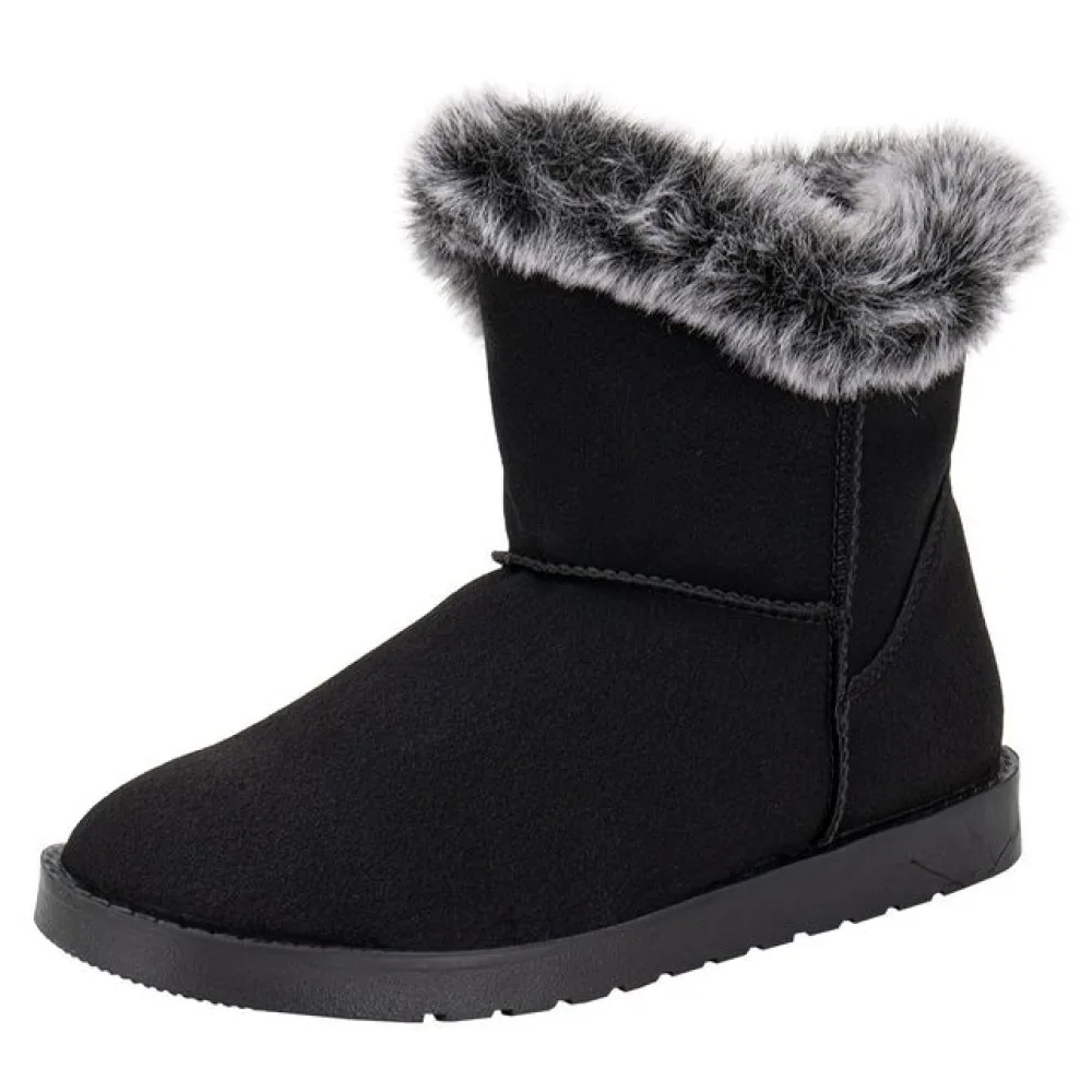 Bota Feminina Cano Baixo Mooncity 70811 PRETO 34