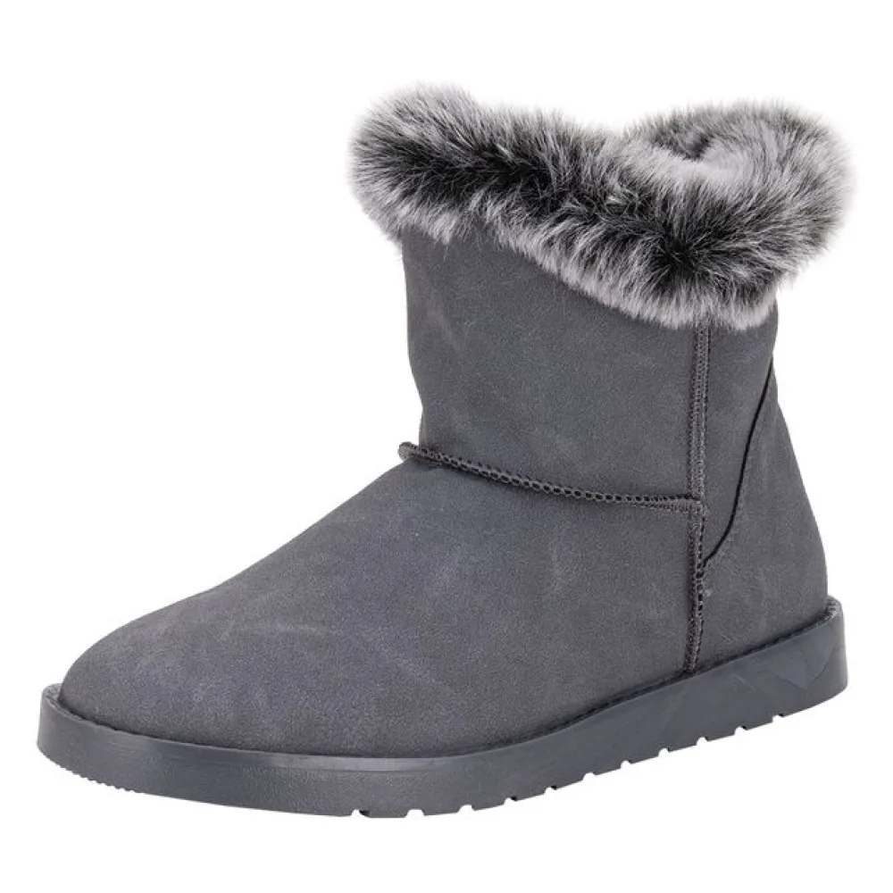 Bota Feminina Cano Baixo Mooncity 70811 CINZA 34