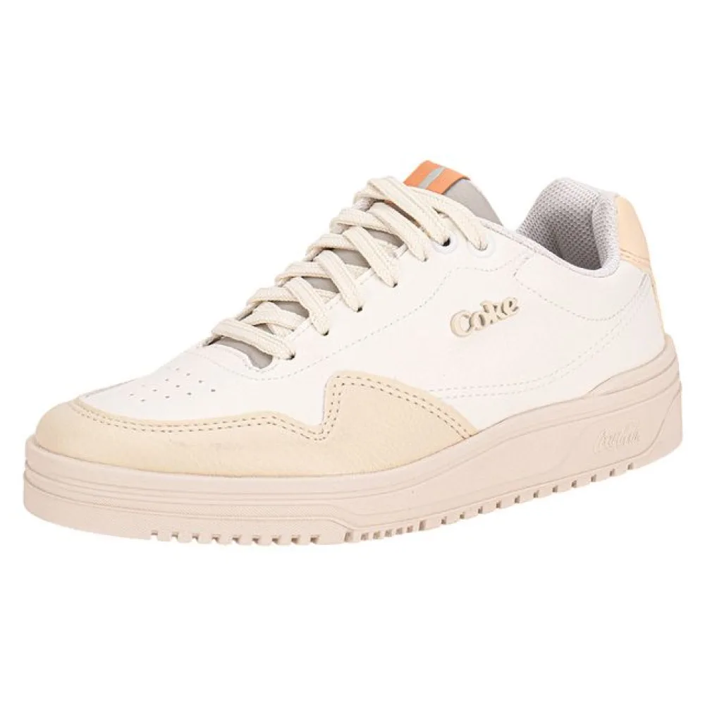 Tênis Feminino Hope Town Coca-Cola CC2483 BRANCO/BEGE 34