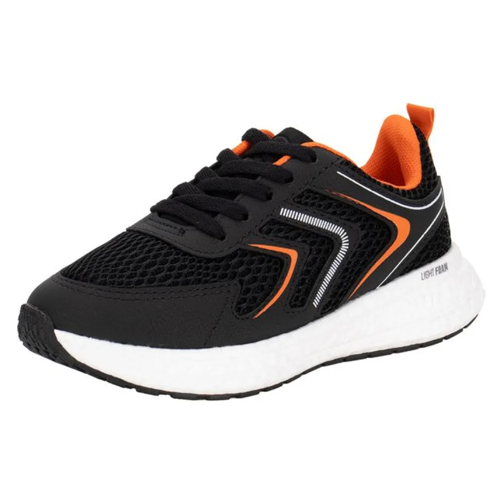 Tênis Infantil Masculino Molekinho 2866103 PRETO/LARANJA 27