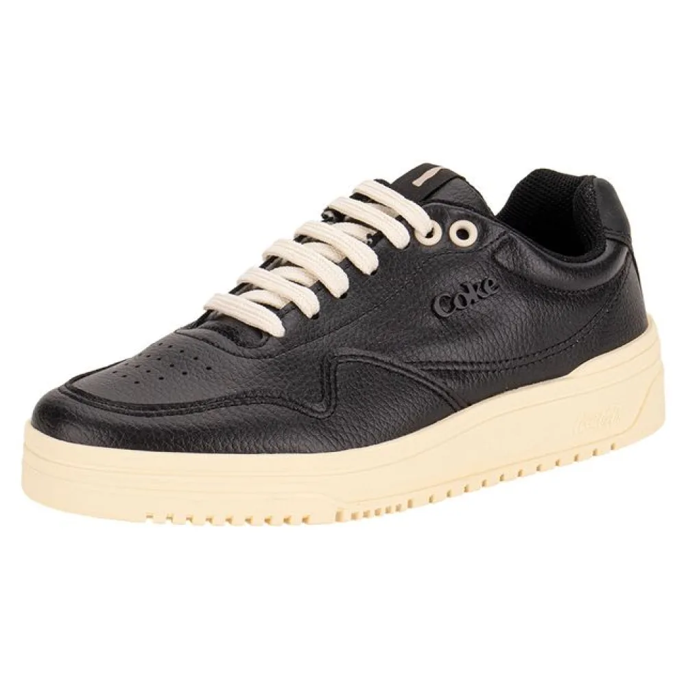 Tênis Feminino Hope Town Coca-Cola CC2483 PRETO/BEGE 34