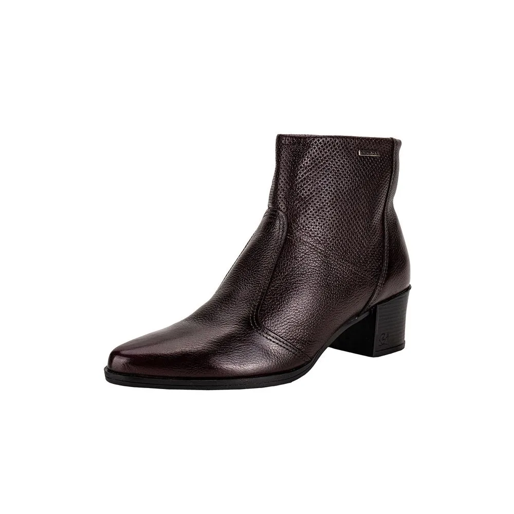 Bota Feminina Cano Baixo Pegada 280502 VINHO 39