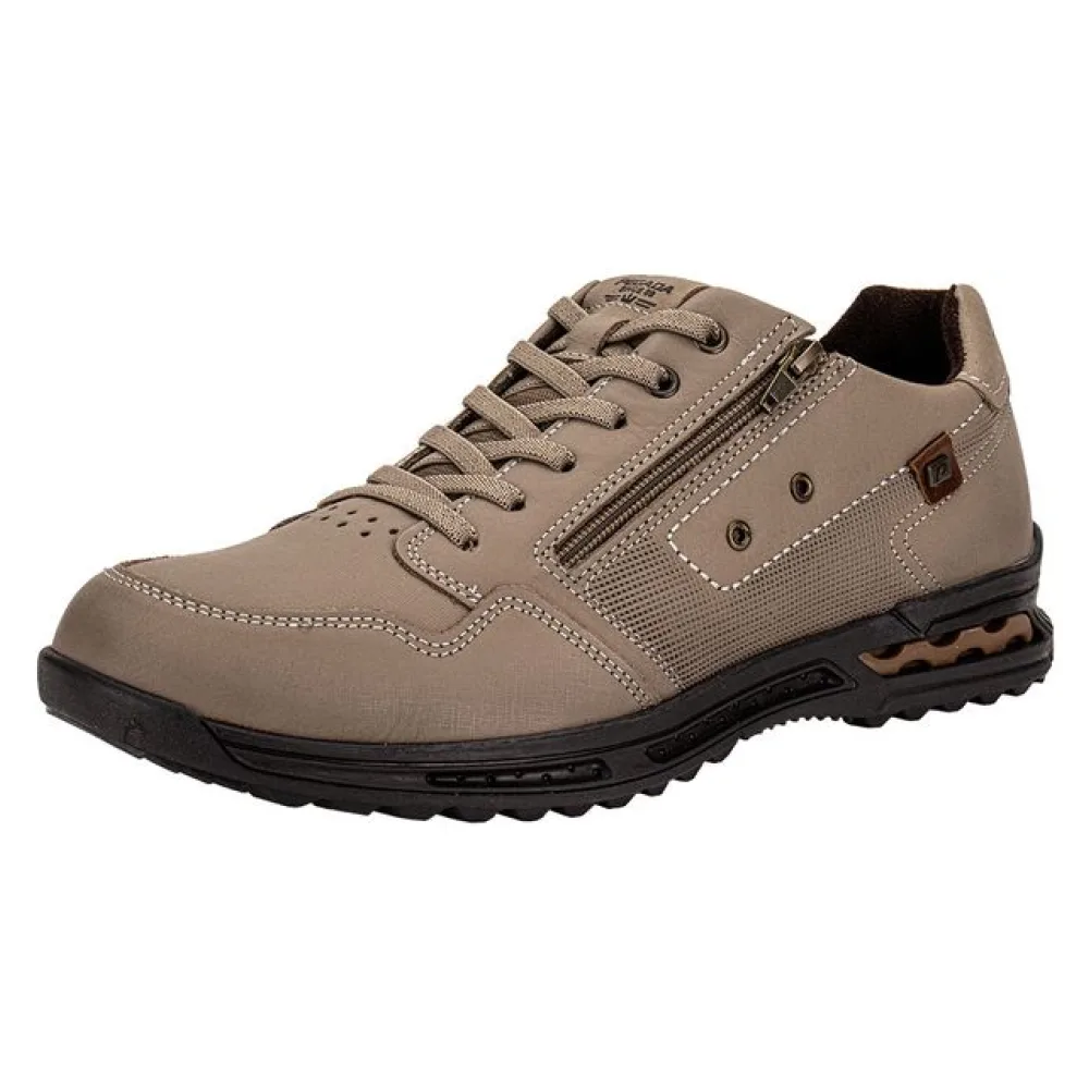 Sapatênis Masculino Plus Size Pegada 511801 TAUPE 45