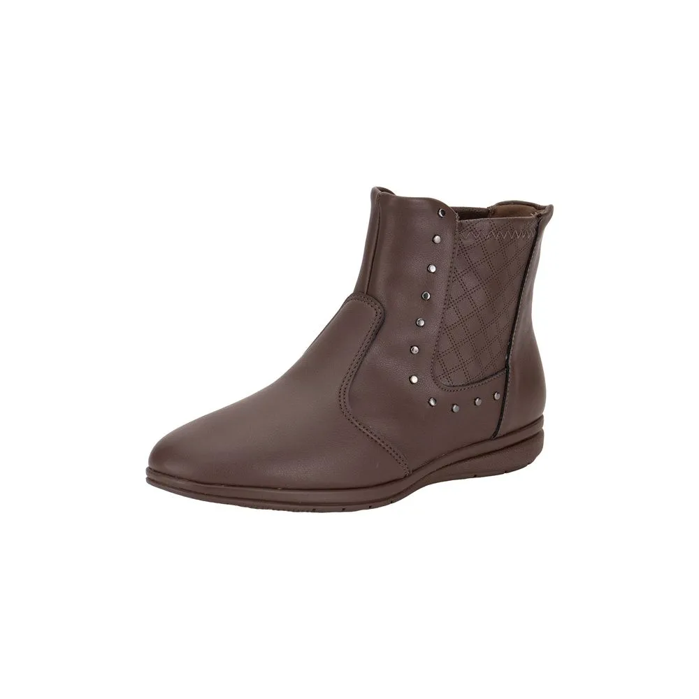 Bota Feminina Cano Baixo Piccadilly 261036 MARROM 34