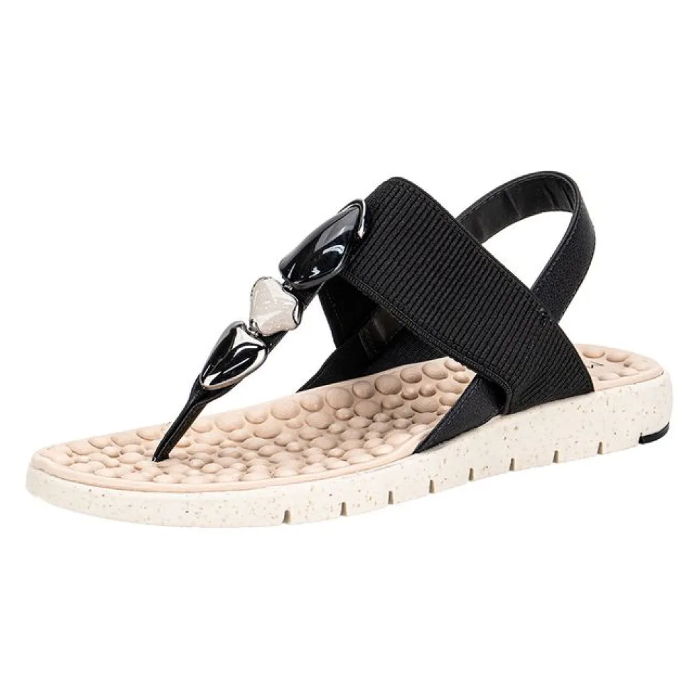 Sandália Feminina Flat Modare 7162226 PRETO 34