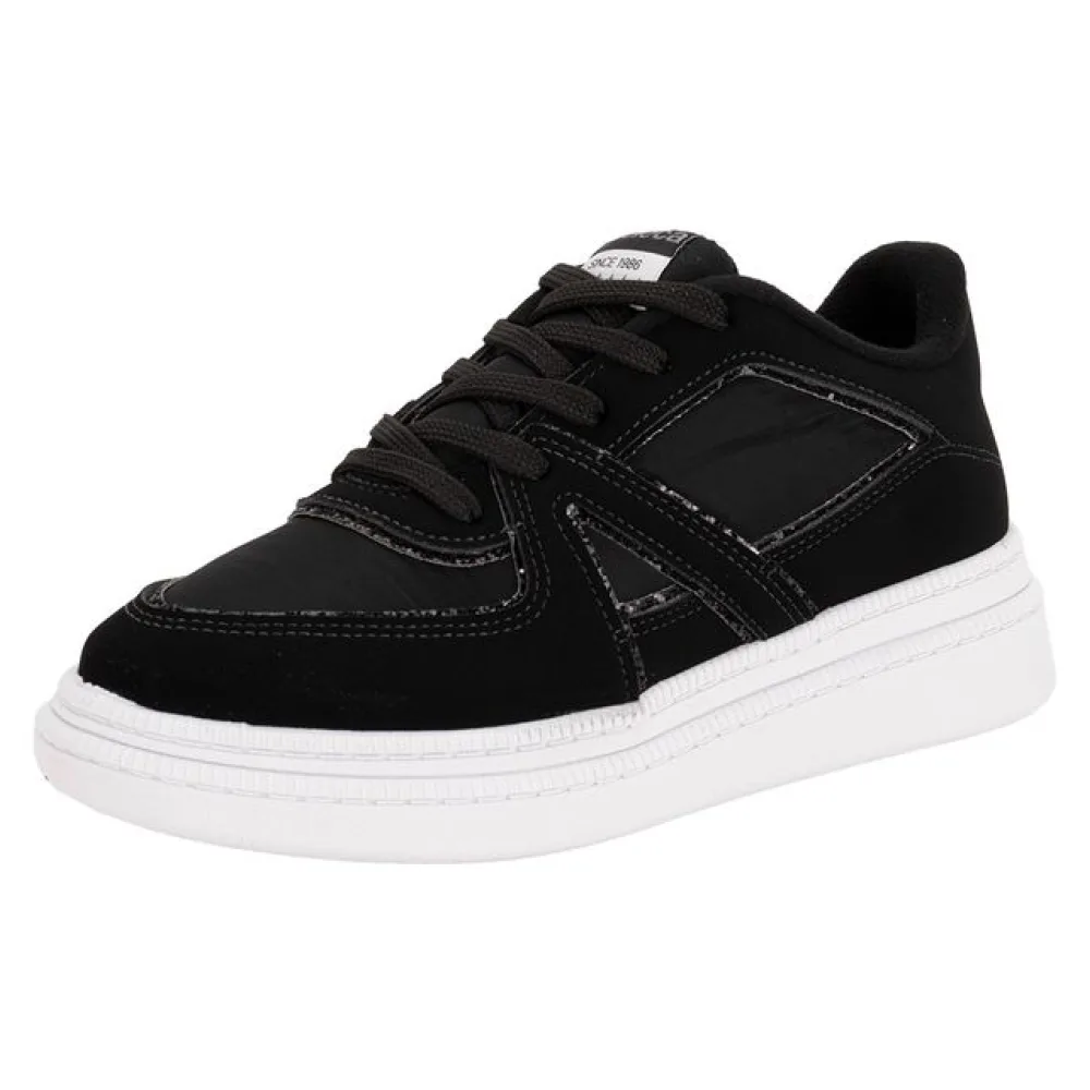 Tênis Feminino Casual Moleca 5816108 PRETO 34
