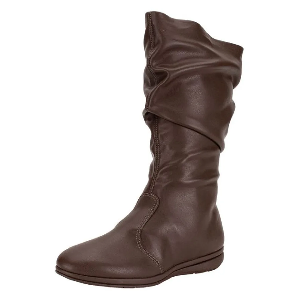 Bota Feminina Cano Médio Piccadilly 261026 CAFÉ 35