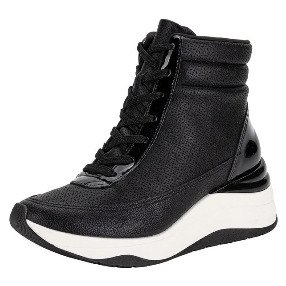 Tênis Feminino Abotinado Piccadilly 992014 PRETO 35