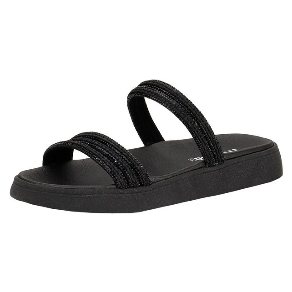 Tamanco Feminino Flat Moleca 5469135 PRETO 34