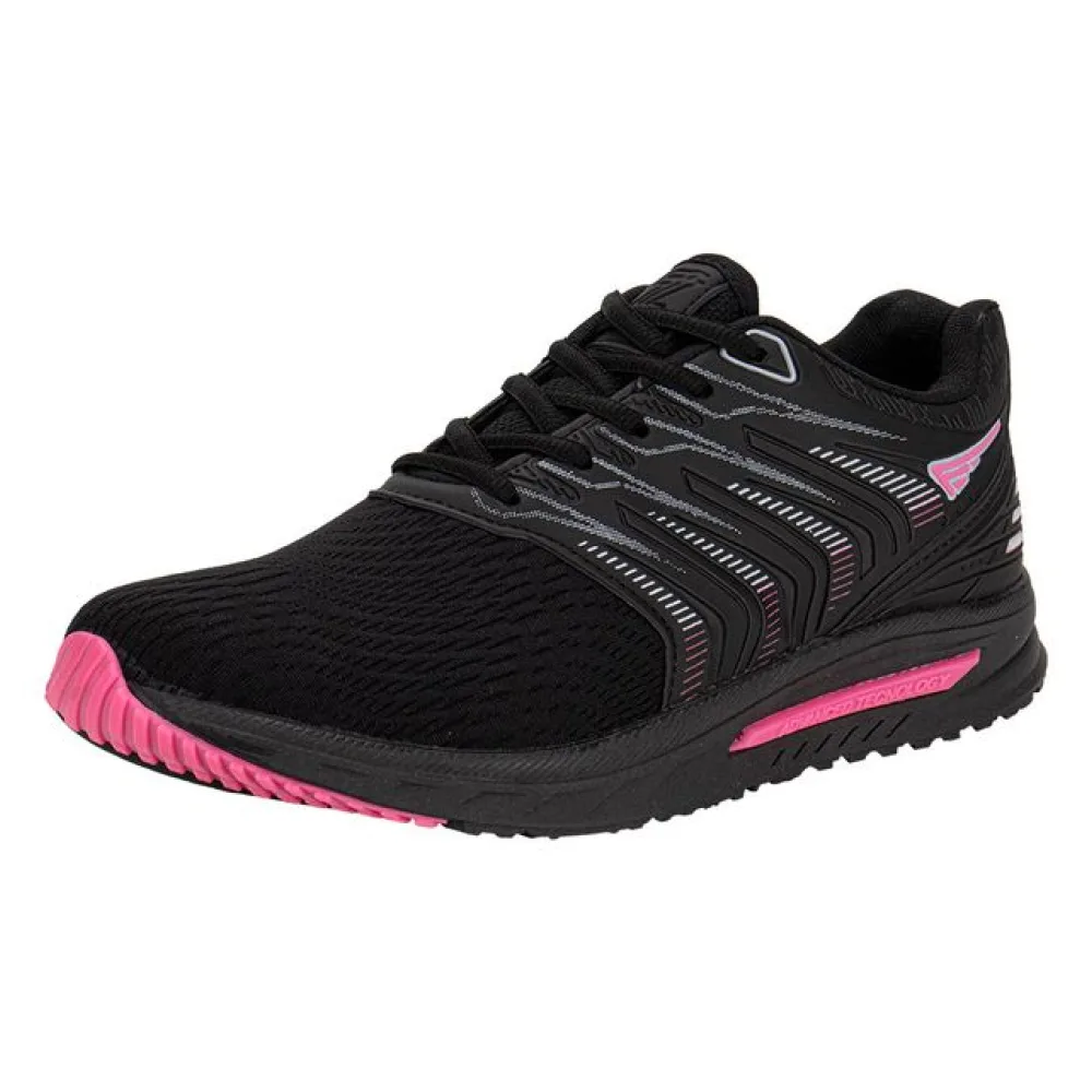 Tênis Feminino Zeuz 97RX-A PRETO/ROSA 35