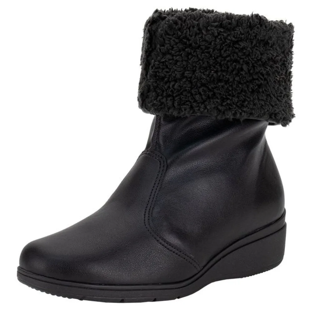 Bota Feminina Cano Médio Maxi Piccadilly 117121 PRETO 35