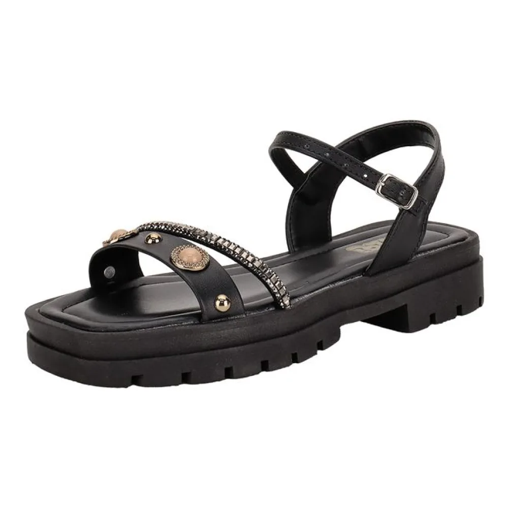 Sandália Infantil Feminina NilQi 37002 PRETO 28