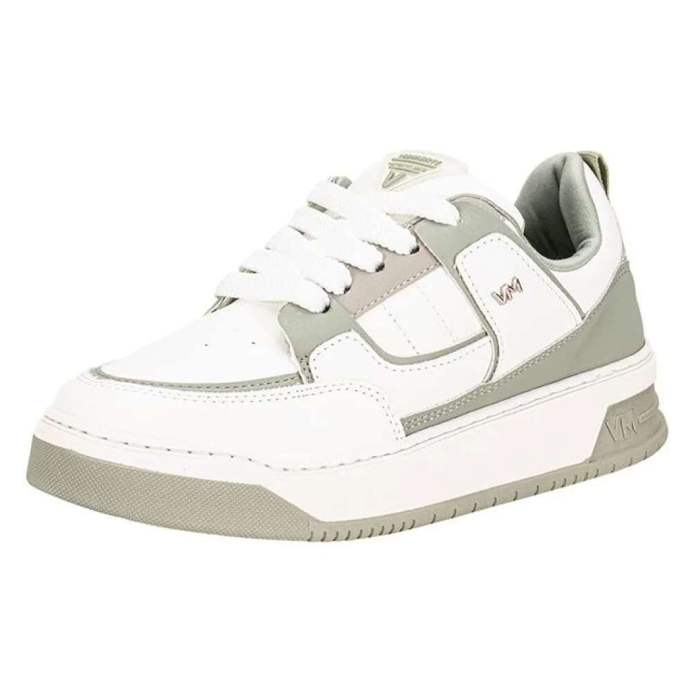 Tênis Feminino Casual Via Marte 232006 BRANCO/VERDE 35
