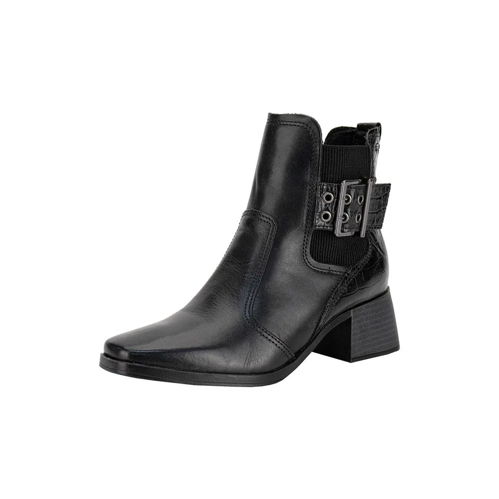 Bota Feminina Cano Baixo Pegada 282351 PRETO 34