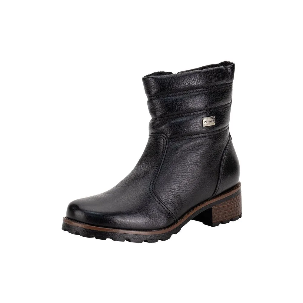 Bota Feminina Cano Baixo Pegada 281417 PRETO 34