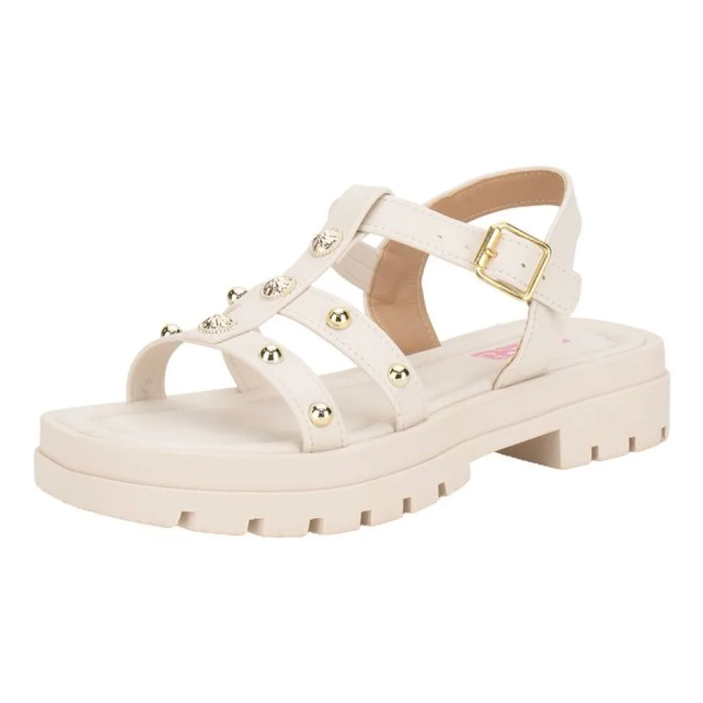 Sandália Infantil Feminina NilQi 37003 MARFIM 28