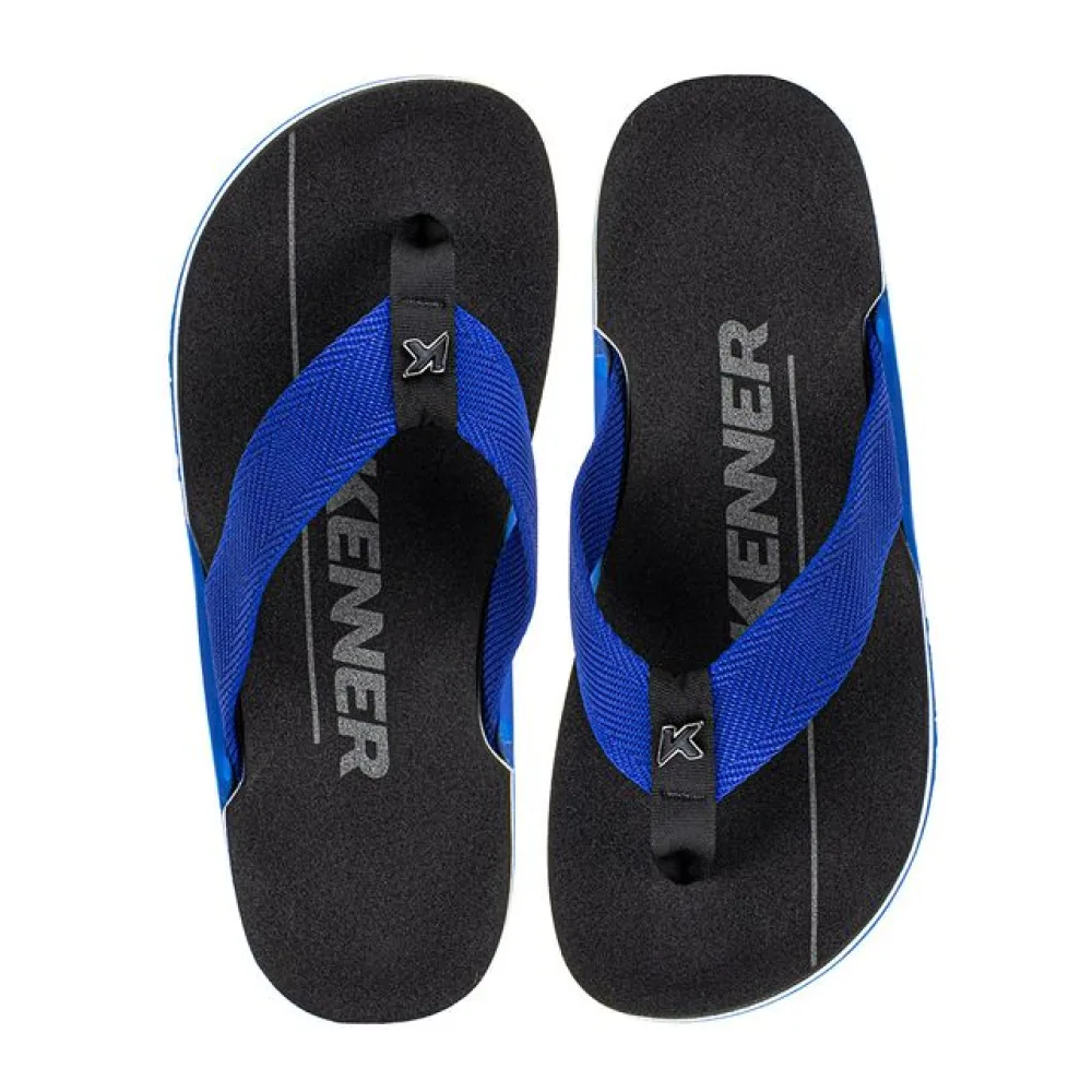 Chinelo Masculino NK6 Kenner EWU PRETO/AZUL 36/37
