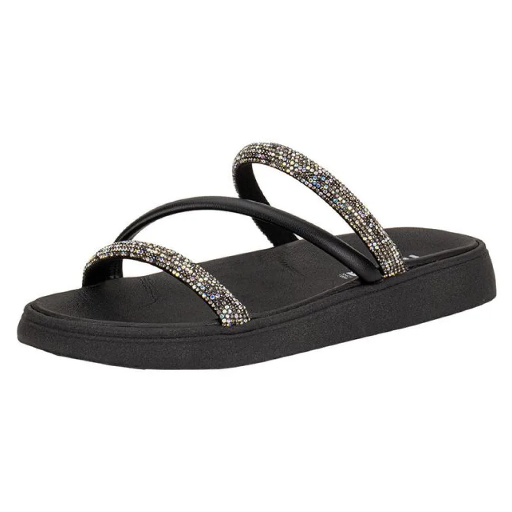 Tamanco Feminino Flat Moleca 5469121 PRETO 34