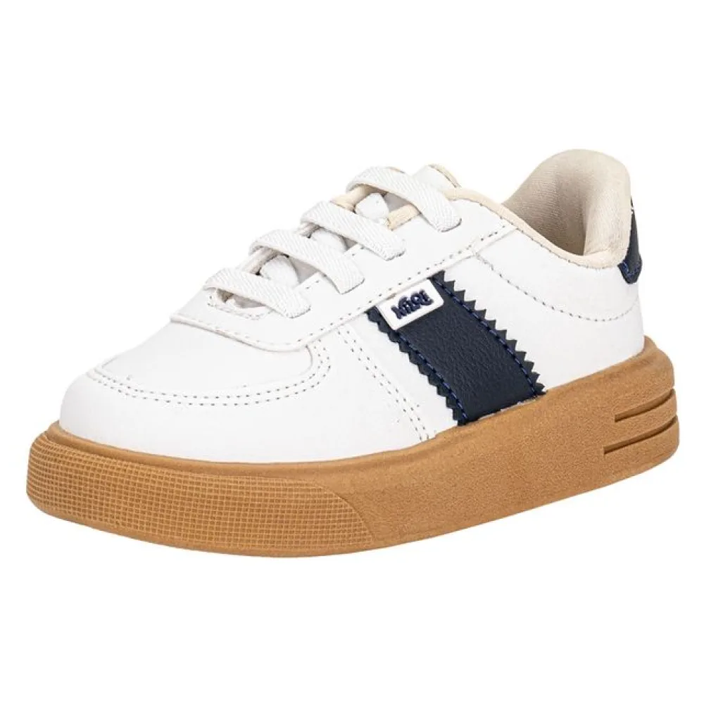 Tênis Infantil Masculino NilQi 23102 BRANCO/AZUL 22