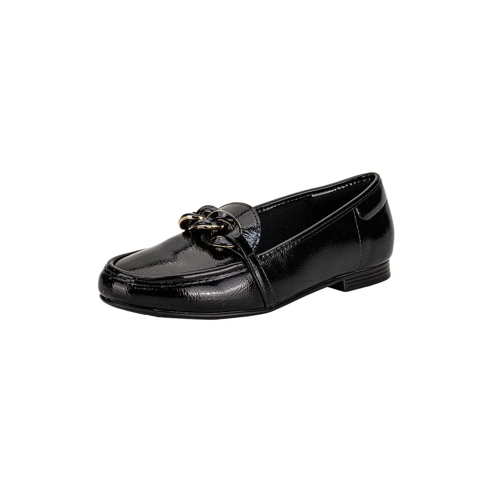 Mocassim Feminino Beira Rio 4324102 VERNIZ/PRETO 34