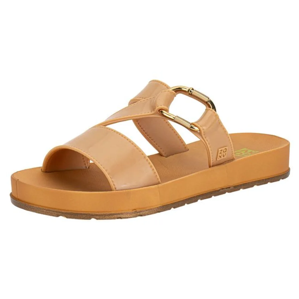 Chinelo Feminino Slide Tour Mix Zaxy 19163 CARAMELO 33/34