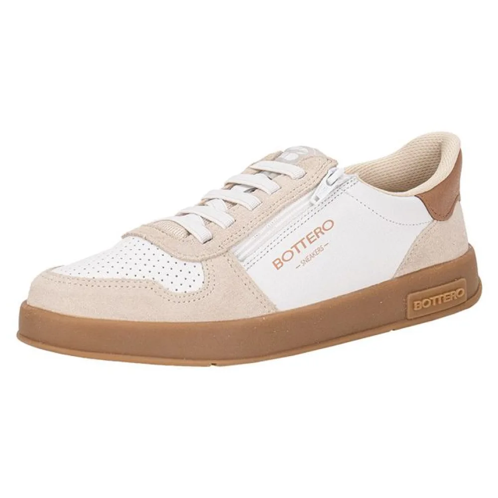 Tênis Feminino Casual Botsmash Bottero 364902 BRANCO/BEGE 35