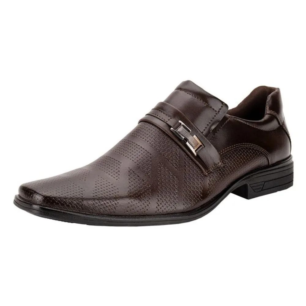 Sapato Masculino Social Bkarellus - TR081 CAFÉ 01 38